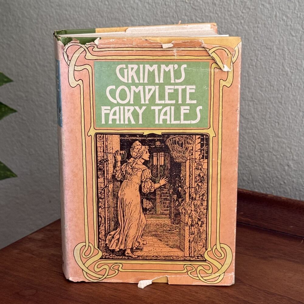 Grimms Complete Fairy Tales HC DJ Nelson Doubleday Vintage Illustrated Book